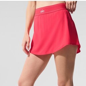 Alo Yoga Candy Red Skirt